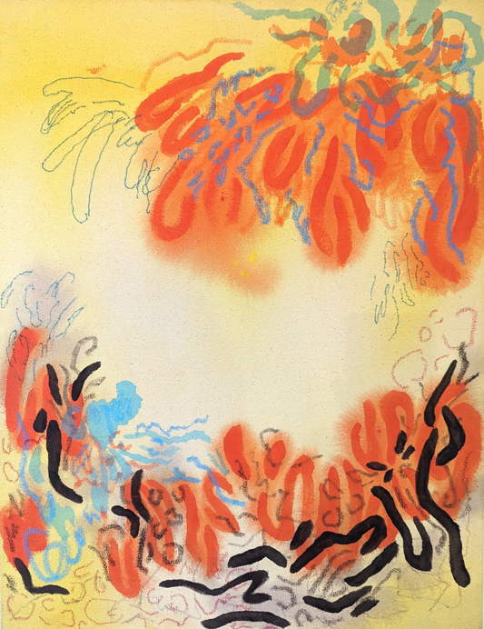 Live in the present - 20x26" canvas