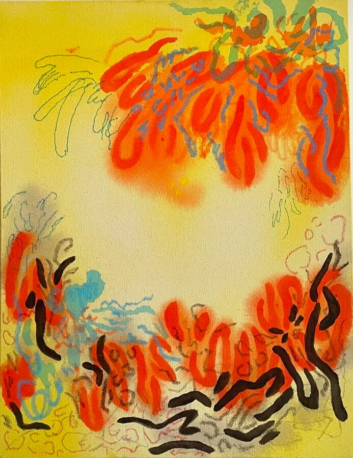 Live in the Present 26"x20"